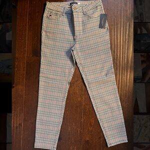 Tommy Hilfiger Black and White Checkered Pants